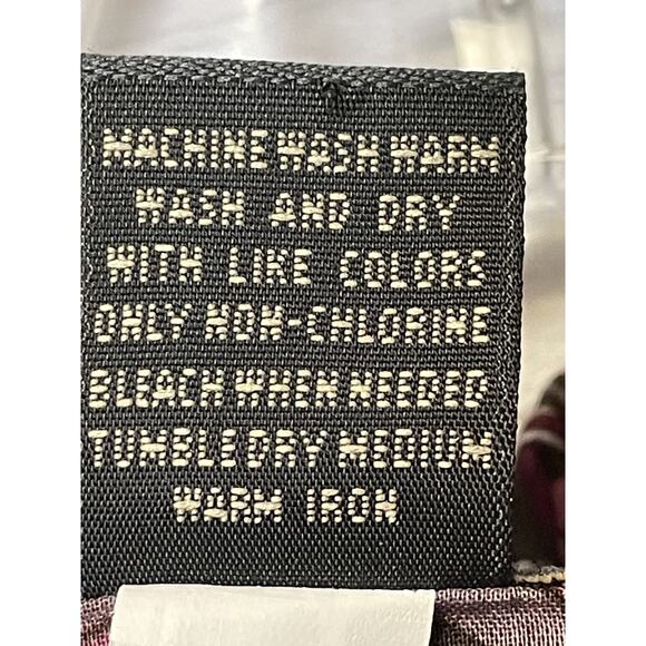 Vintage Banana Republic Shirt Womens Large Floral Sheer Button Up Fall 2007 - Picture 8 of 10